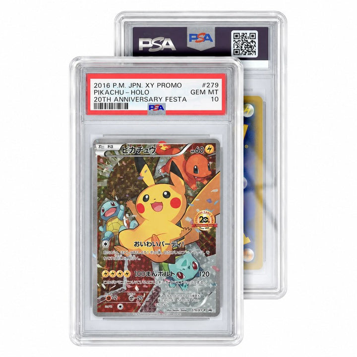 Graded Armor (PSA) in Crystal holding a graded card