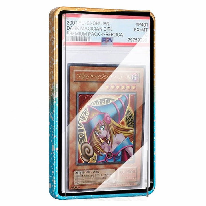 Metal Armor (BGS) in Aurora holding a graded card